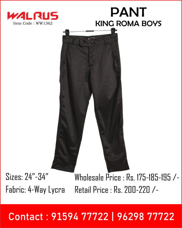 Kids King Roma Pant