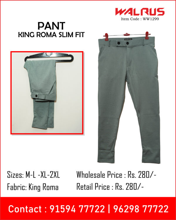 King Roma Slim Fit Pant