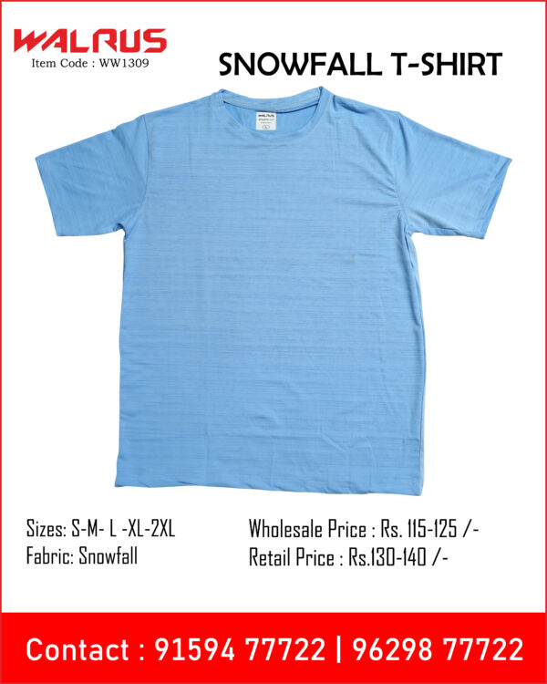 Snowfall T Shirt Half Sleeve