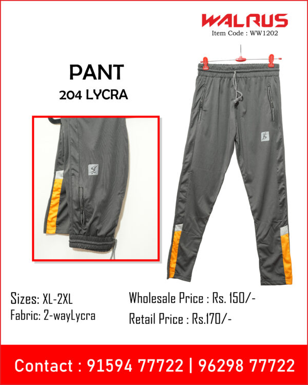 204 Lycra Track Pant